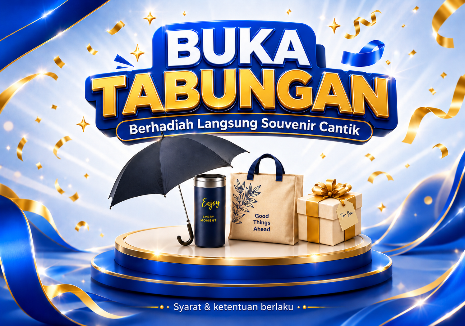 Buka Tabungan Dapatkan Souvenir